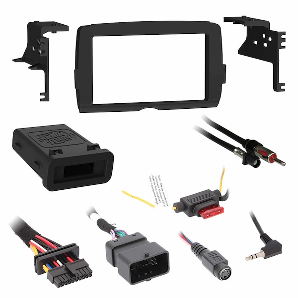 Saddletramp HD 14 UP DDIN RADIO INS KIT BCHDRK1 - main